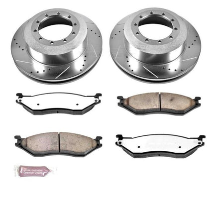 Power Stop 05-16 Ford F-450 Super Duty trasero Z36 Kit de freno de camión y remolque