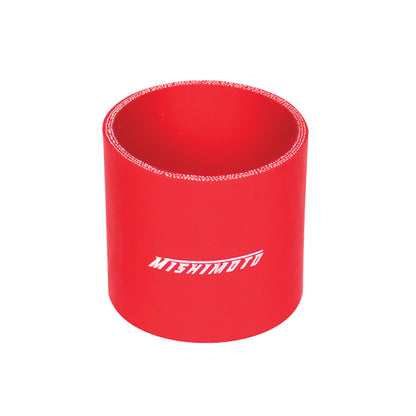 Acoplador recto rojo de 2,5 pulgadas Mishimoto