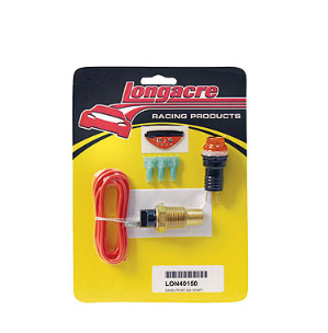 Longacre Racing - Kit de luz de advertência de temperatura da água 230°F (40150)