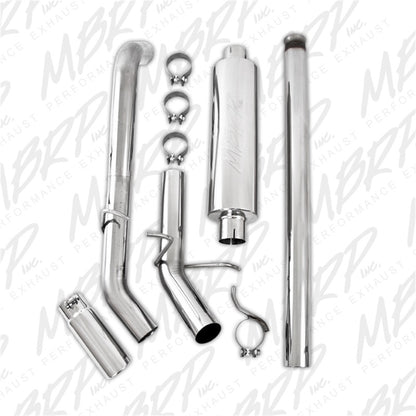MBRP 11-13 Chevy 1500 Silverado/GMC Sierra 6.2L V8 3.5in Cat Back Single Side Escape T409