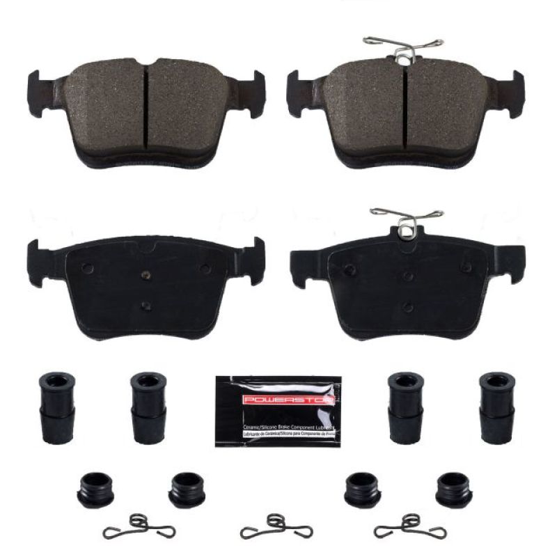Pastilhas de freio esportivas Power Stop 15-19 Audi A3 traseiro Z23 Evolution com hardware