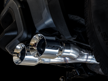 AWE Tuning 4ª Geração GM 1500 5.3L 0FG Catback Saída Lateral Dupla (Pára-choque Plano) - Pontas Cromadas