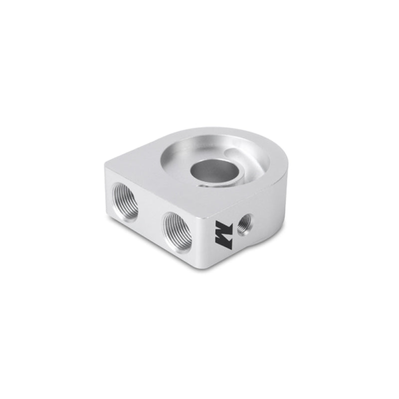 Placa de sándwich de aceite Mishimoto Silver M20