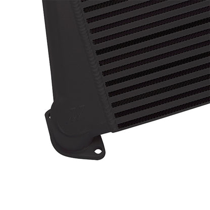 Mishimoto 08-14 Subaru WRX Kit de intercooler de montaje superior - Mangueras negras y negras con recubrimiento de polvo