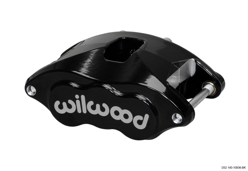 Wilwood Caliper-D52-Black Pwdr 2,00/2,00 pol. Pistões 1,28 pol. Disco