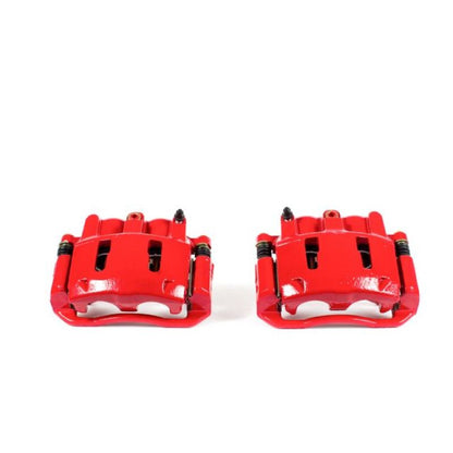 Power Stop 95-01 Ford Explorer Pinzas delanteras rojas con soportes - Par