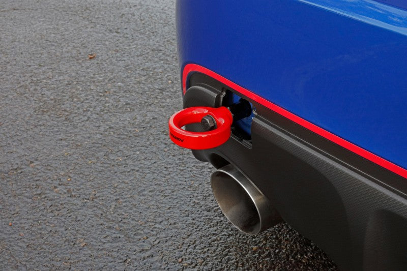 Perrin 13-20 &amp; 2022 Subaru BRZ / 13-16 Scion FRS / 17-20 Toyota 86 Kit de gancho de remolque (trasero) - Rojo