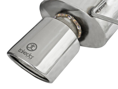 escape Takeda 2,25 pol. a 2 pol. 304SS Cat-Back com pontas polidas 08-12 Honda Accord Coupe V6 3,5L