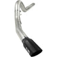 aFe MACHForce XP 5in DPF-Back Stainless Steel Exh Sys, Black tip, Ford Diesel Trucks 08-10 V8-6.4L