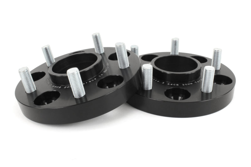 Perrin 17-18 Honda Civic Si 64.1mm Hub 5x114.3 20mm Espaciadores de rueda (un par)