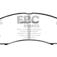 EBC 89-92 Ford Probe 2.2 Yellowstuff Front Brake Pads