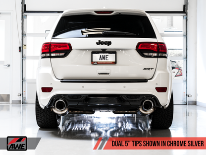 AWE Tuning 2020 Jeep Grand Cherokee SRT Touring Edition Escape - Puntas plateadas cromadas
