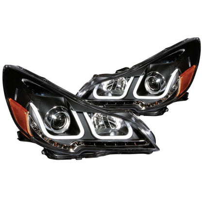 ANZO 2010-2014 Subaru Outback Projetor Faróis com U-Bar Preto