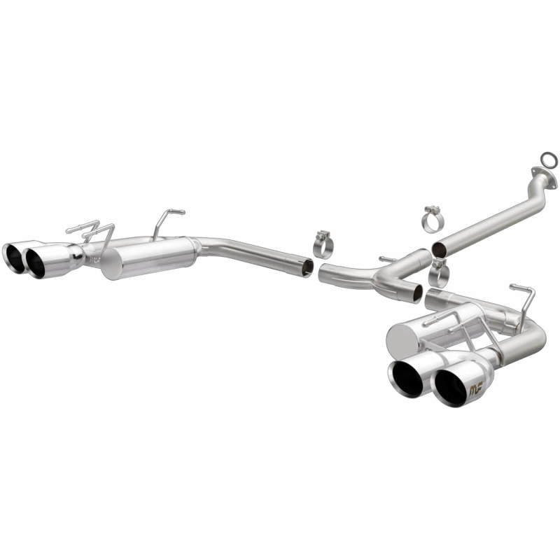 MagnaFlow 18-19 Toyota Camry XSE 2.5L (FWD) Street Series Cat-Back Escape con puntas cuádruples pulidas de 4 pulgadas