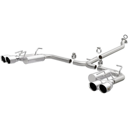MagnaFlow 18-19 Toyota Camry XSE 2.5L (FWD) Street Series Cat-Back Escape con puntas cuádruples pulidas de 4 pulgadas