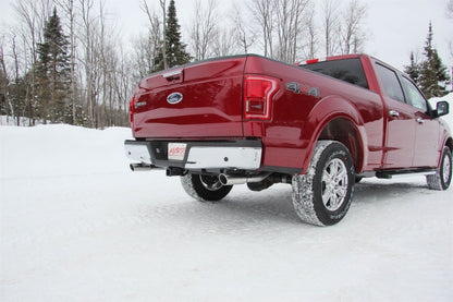 MBRP 2015 Ford F-150 5.0L 3in Cat Back Dual Split Salida trasera Sistema de escape negro