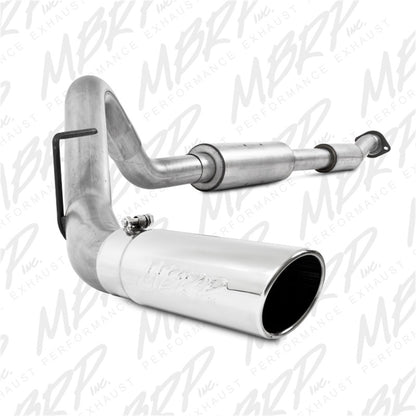 MBRP 11-13 Ford F150 SVT Raptor 6.2L EC-SB/CC-SB 3.5in Cat Back Sistema de escape de aluminio de salida única