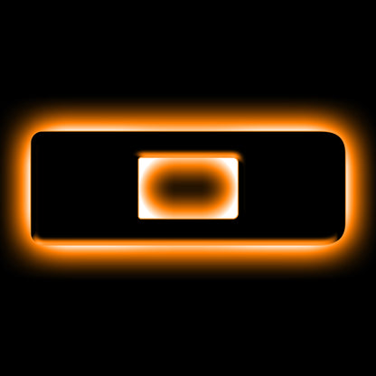 ORACLE Lighting Universal Illuminated LED Letter Badges - Matte Blk Surface Finish - D