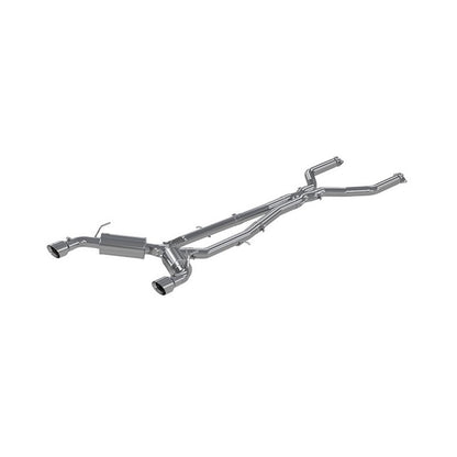 MBRP 16-22 Infiniti Q50 3.0L FWD/AWD 3in Cat Back con puntas de 4.5in OD - T304