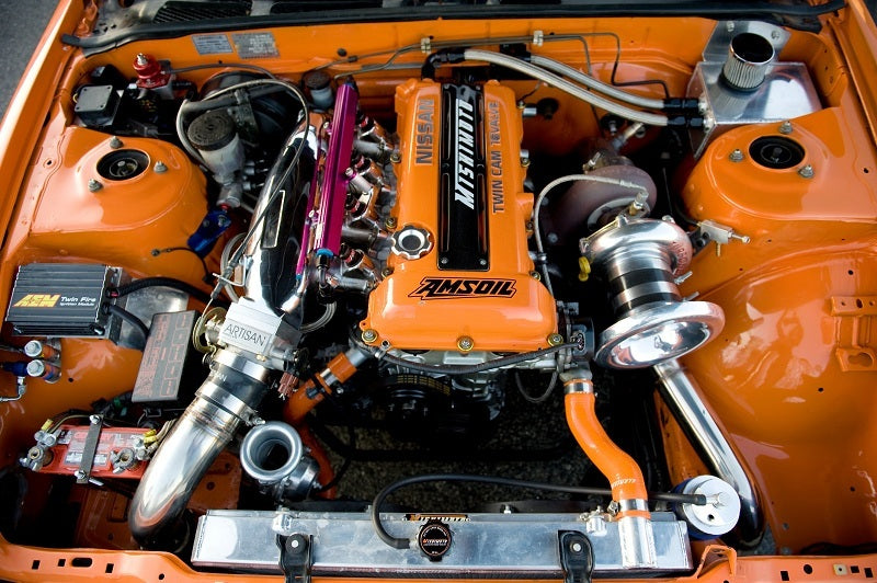Mishimoto 89-94 Nissan 240sx S13 SR20DET Kit de cubierta de ventilador de aluminio