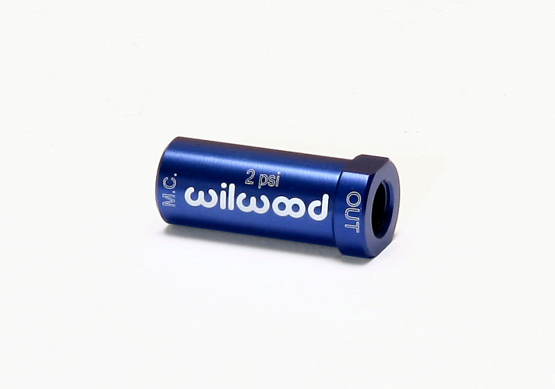 Válvula de Pressão Residual Wilwood - Novo Estilo - 2# / Azul