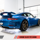 AWE Tuning Porsche 991 GT3 / RS Center Muffler Delete - Chrome Silver Tips