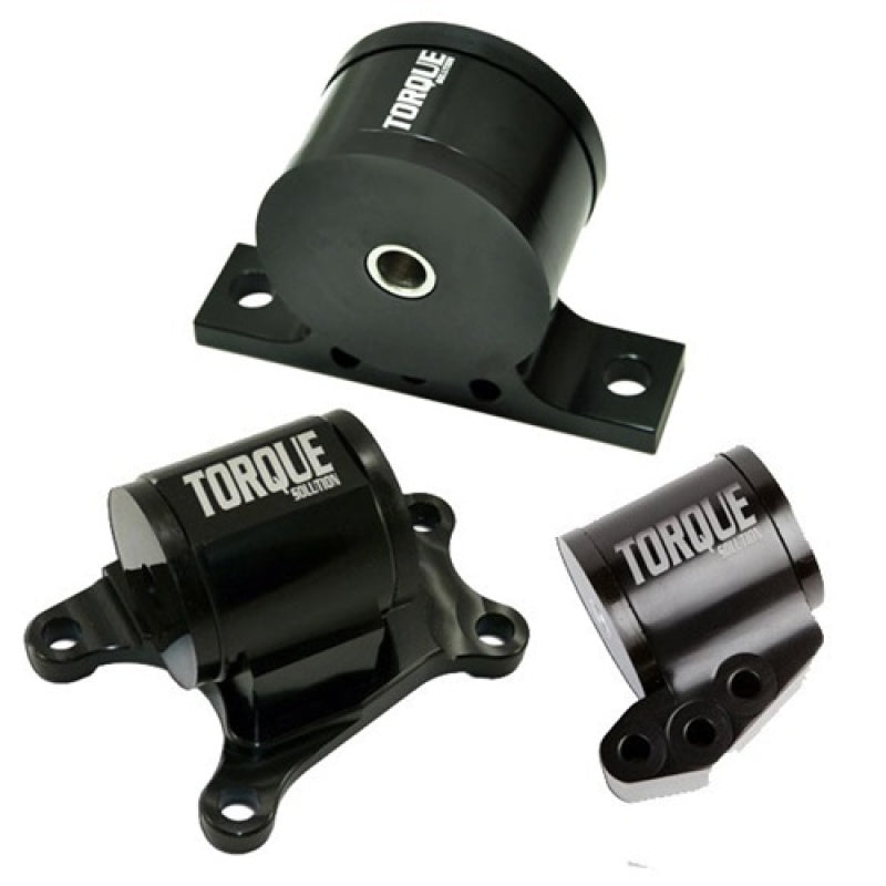 Kit de soporte de motor de 3 piezas de aluminio Billet de Torque Solution: Mitsubishi Evolution VII-IX 2001-2006