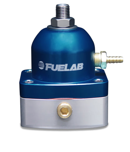 Fuelab 515 EFI Ajustable FPR 25-90 PSI (2) -6AN Entrada (1) -6AN Retorno - Azul