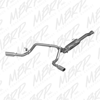 MBRP 2016 Toyota Tacoma 3.5L EC/CC Cat Back Dupla Saída Dividida Escape Alum