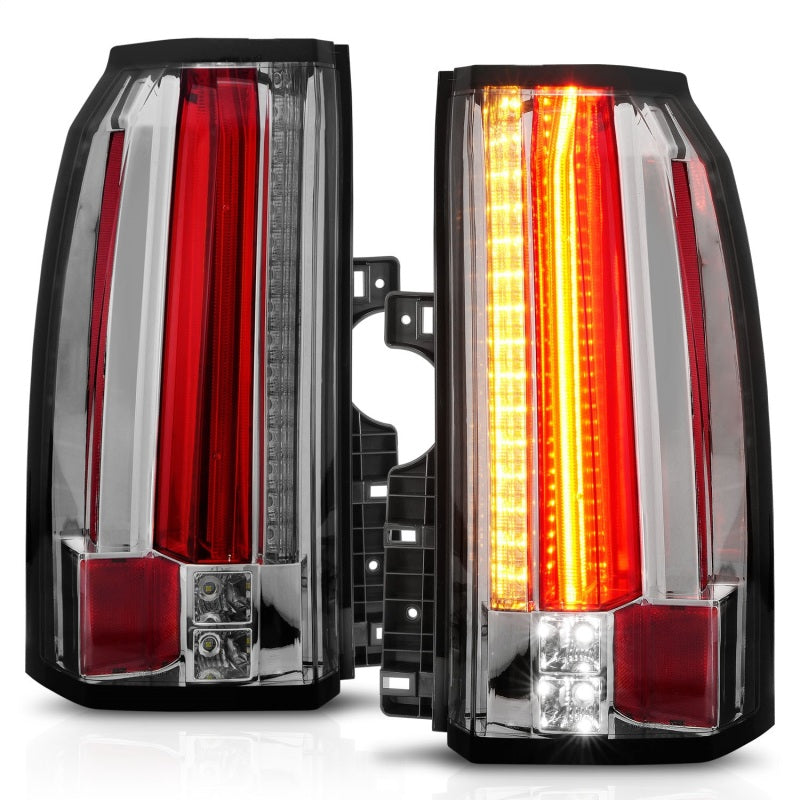 ANZO 2015-2017 GMC Yukon/Yukon XL Lanternas traseiras LED cromadas