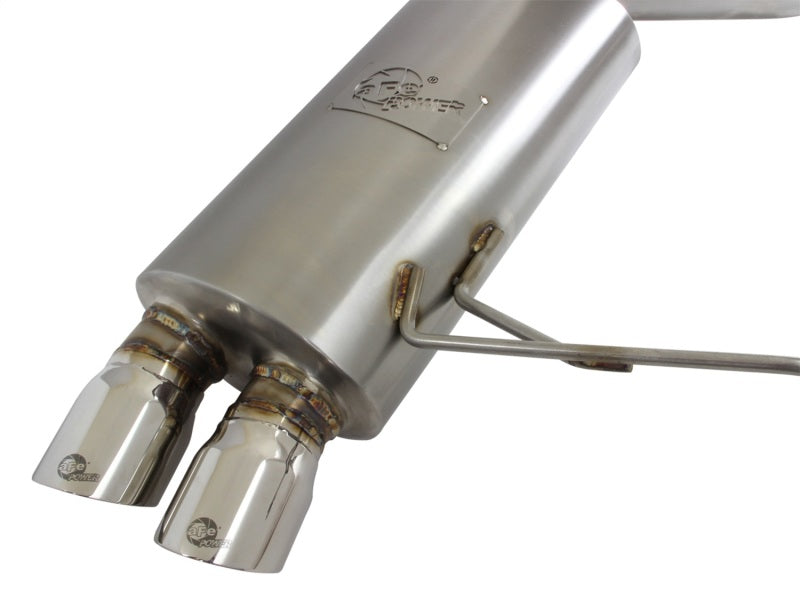 Escape aFe MACHForce Cat-Back SS-304 con puntas pulidas 07-13 BMW 328i (E92/93) L6 3.0L sin turbo