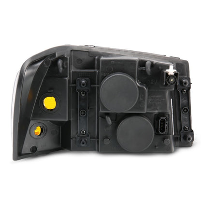 ANZO 2002-2009 Gmc Envoy Crystal faro negro ámbar