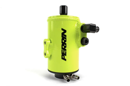 Separador de óleo de ar Perrin 08-14 Subaru WRX/STI - amarelo neon