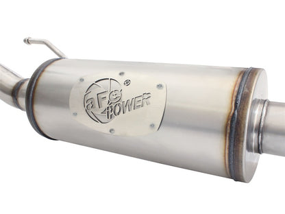 aFe MACHForce XP 2.5in SS-409 Cat-Back Exhaust 07-16 Jeep Wrangler (JK) V6-3.6L/3.8L (2-4 Portas)