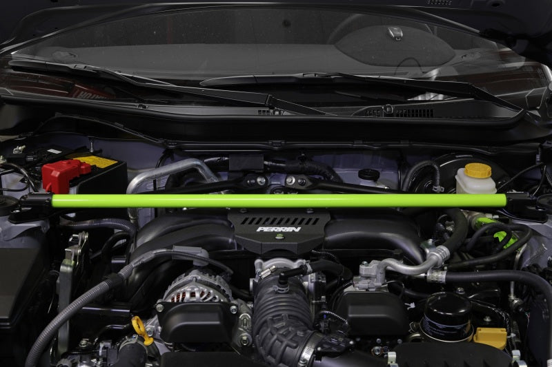 Perrin 2013+ BRZ/FR-S/86/GR86 Strut Brace - Amarillo Neón Arrugado