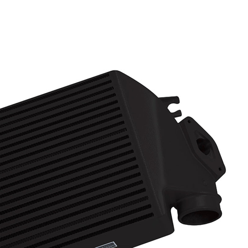 Mishimoto 08-14 Subaru WRX Kit de intercooler de montaje superior - Mangueras negras y negras con recubrimiento de polvo