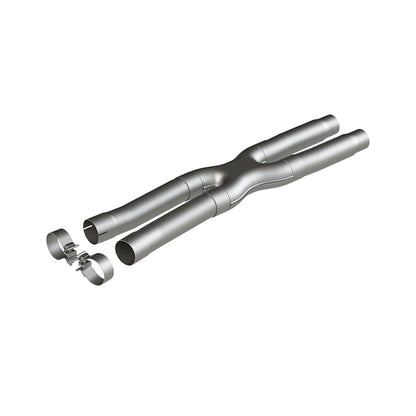 MBRP 15-19 Ford Mustang GT 2.5in Resonador Eliminar X-Pipe - AL