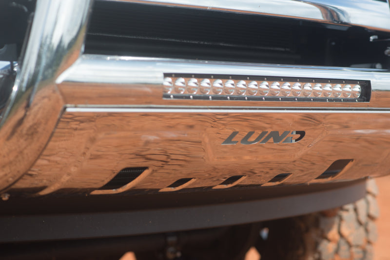 Lund 16-17 Nissan Titan XD Bull Bar w/Light & Wiring - Polished