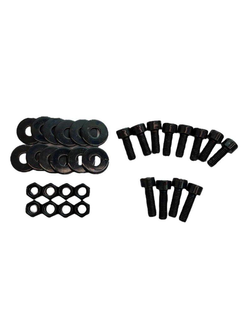 Kit Espaciador De Hardware De Asiento Sparco Montaje Lateral - Zinc Negro