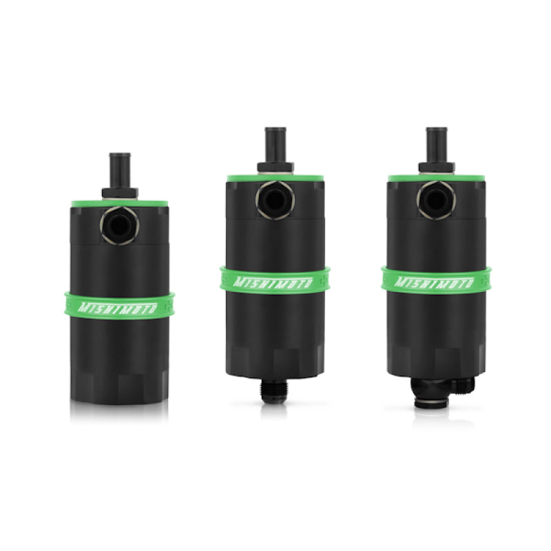 Mishimoto Recipiente de captura de aceite con deflector universal - Verde