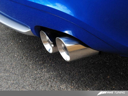 AWE Tuning Audi B8 S5 4.2L Touring Edition Sistema de escapamento - Pontas prateadas polidas