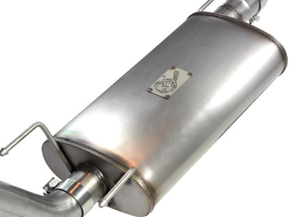 Escapes aFe MACHForce XP Cat-Back SS-409 EXH CB Toyota Tacoma 05-13 V6-4.0L (Blk Tip)