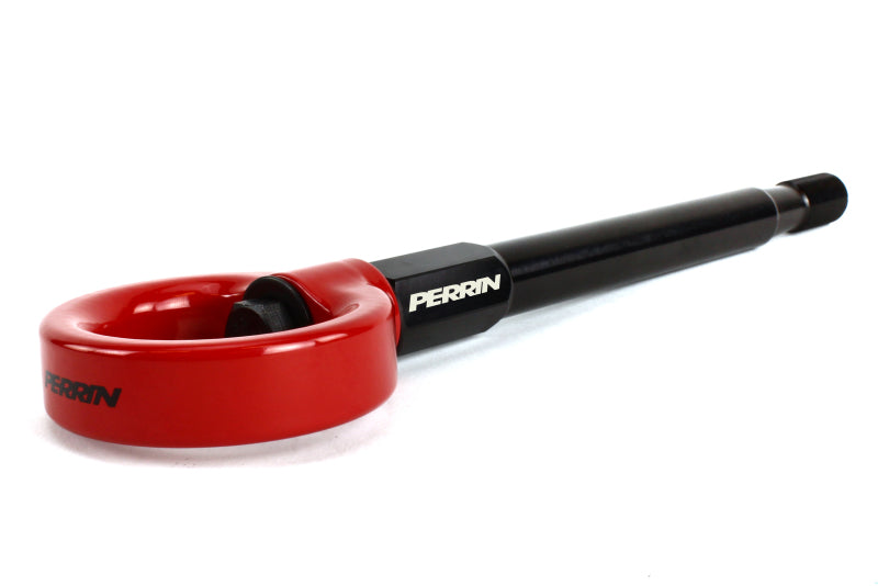 Perrin 08-14 Subaru WRX/STI Kit de gancho de remolque (delantero) - rojo