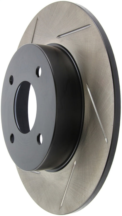 StopTech Power Slot 03-06 Sentra Spec V w/ Brembo SportStop Slotted Rear Right Rotor