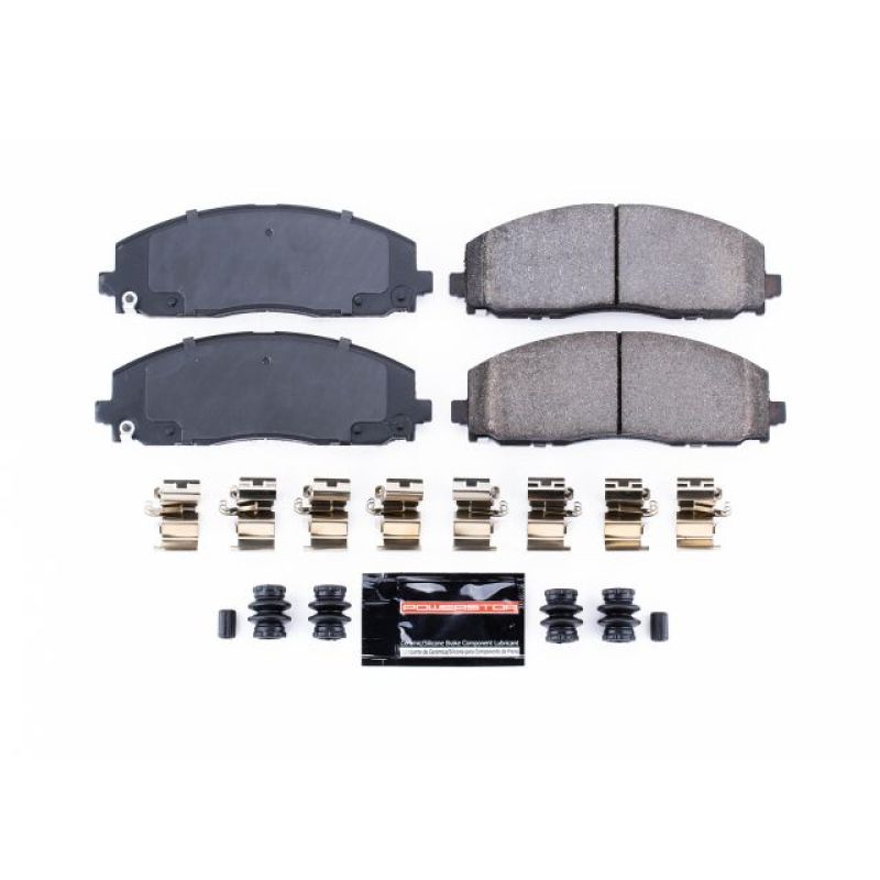 Power Stop 17-19 Chrysler Pacifica Front Z23 Evolution Sport Pastillas de freno con hardware