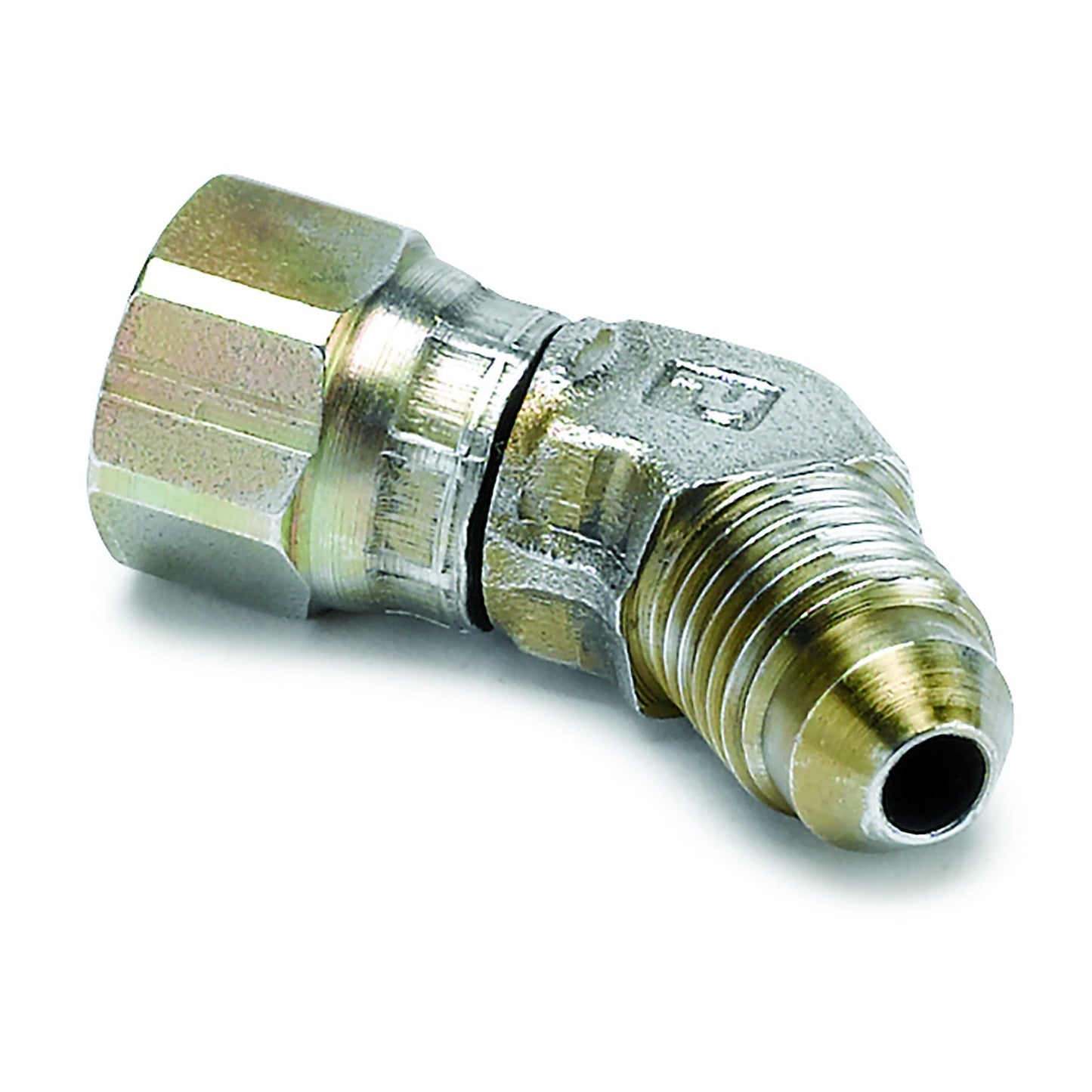 AutoMeter - FITTING, ADAPTER, 45 °, -4AN FEMALE TO -4AN MALE, STEEL (3273)