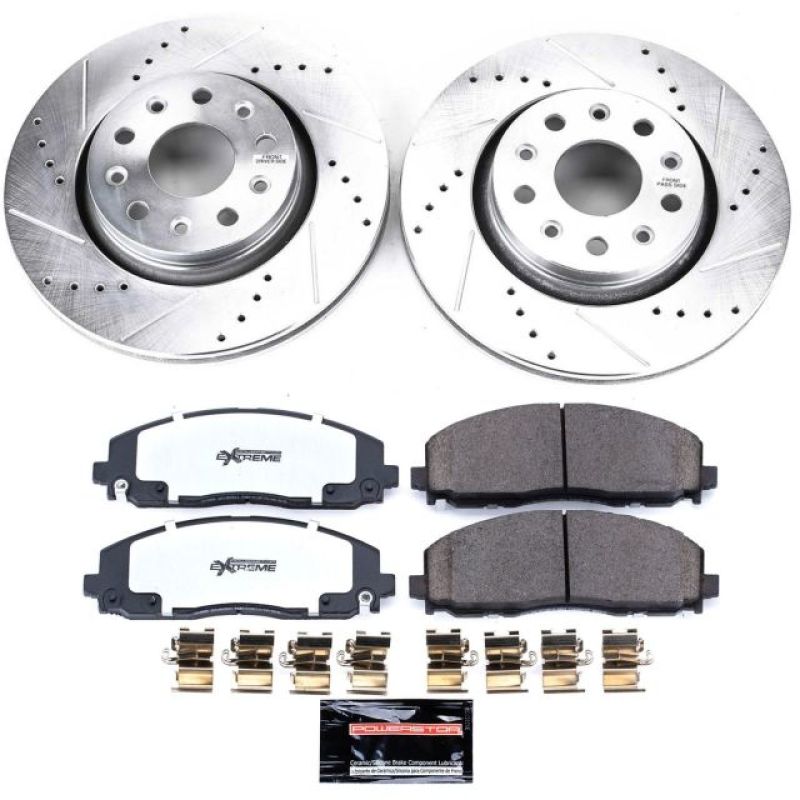 Power Stop 18-19 Jeep Wrangler Front Z36 Kit de freno de camión y remolque