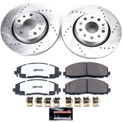Power Stop 18-19 Jeep Wrangler Front Z36 Kit de freno de camión y remolque