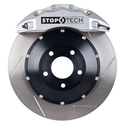 StopTech 05-13 Chevy Corvette Front BBK ST-60 Caliper 355x32 Slotted Pad Shape D1247 Silver