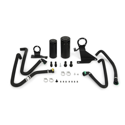 Mishimoto 11-14 Ford F-150 EcoBoost 3.5L Kit de lata de captura de aceite con deflector - Negro